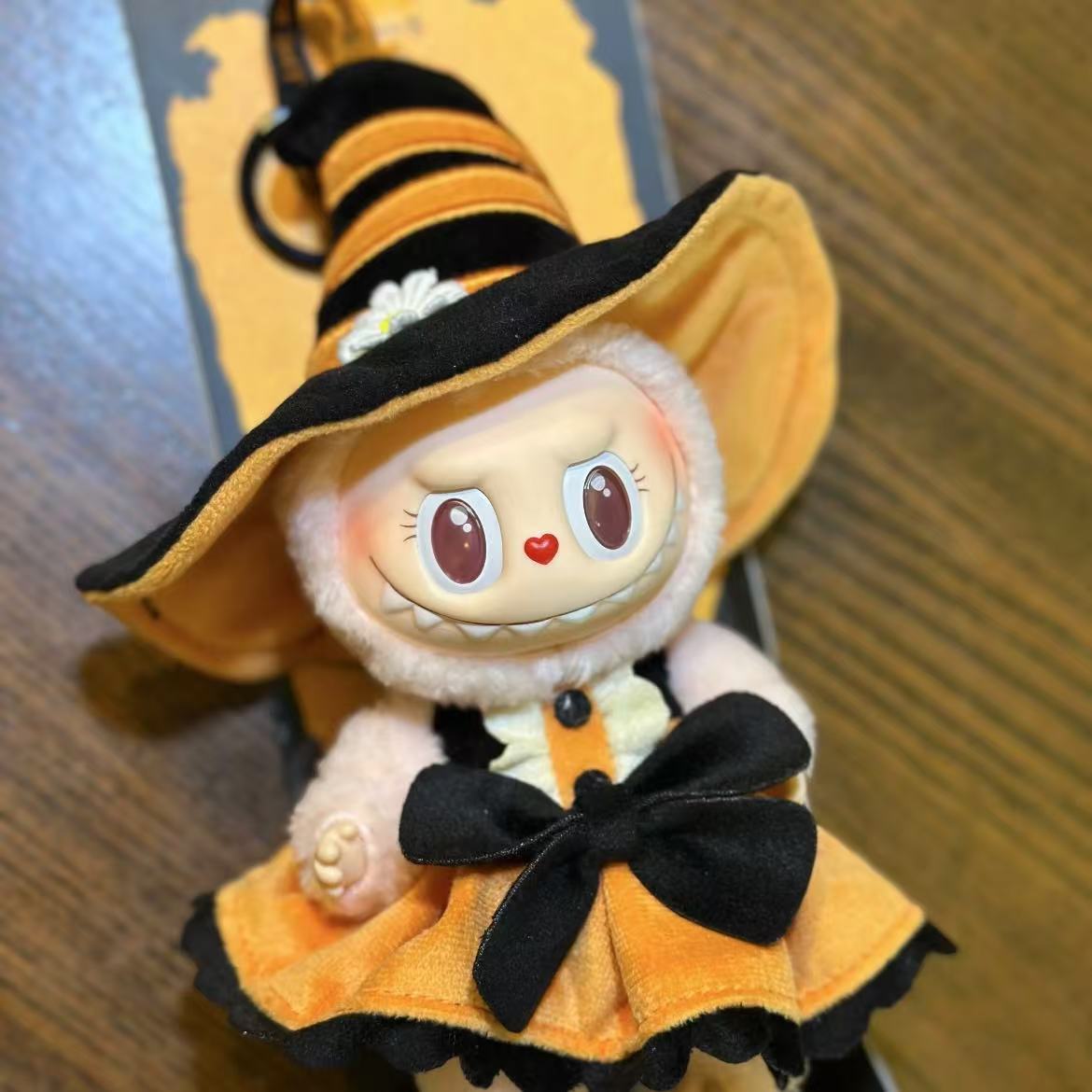 POP MART MOKOKO  Happy Halloween Party Series-Magic of Pumpkin Vinyl Plush Doll Pendant Action Figure