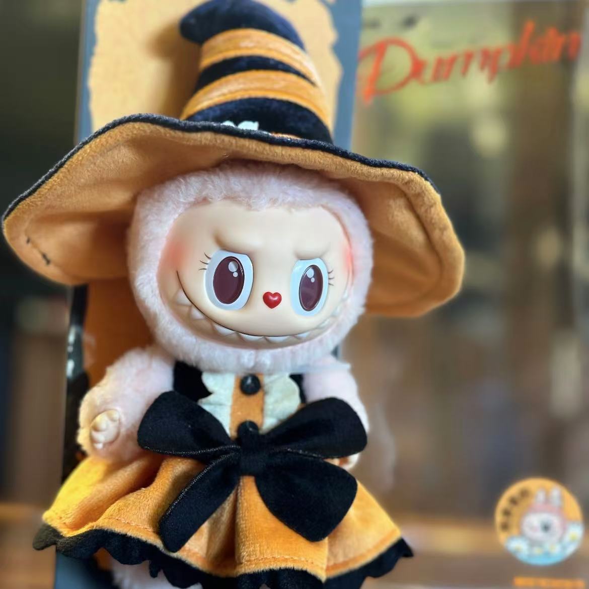 POP MART MOKOKO  Happy Halloween Party Series-Magic of Pumpkin Vinyl Plush Doll Pendant Action Figure