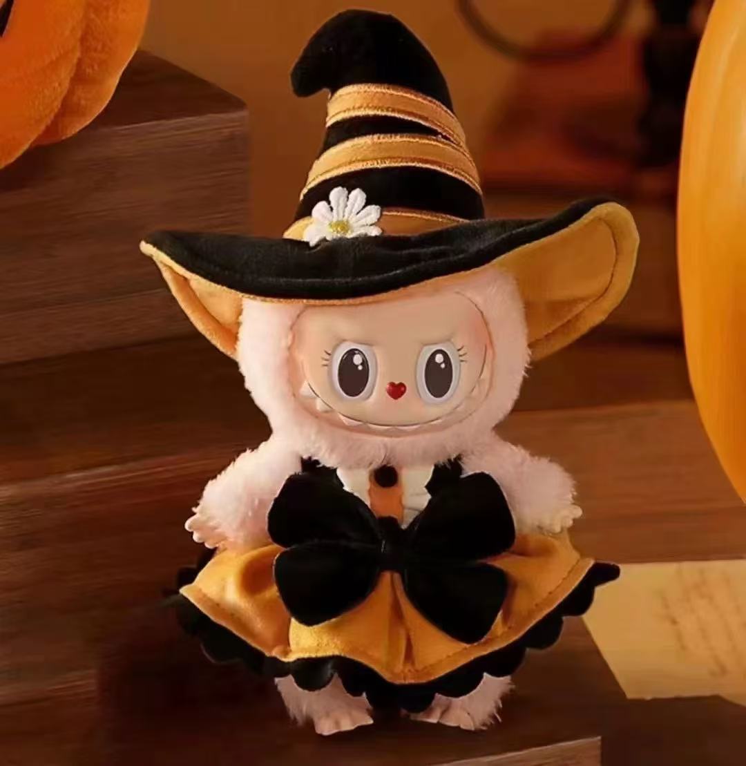 POP MART MOKOKO  Happy Halloween Party Series-Magic of Pumpkin Vinyl Plush Doll Pendant Action Figure